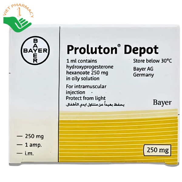 Thuốc tiêm hỗ trợ cho phụ nữ có thai Proluton Depot 250mg